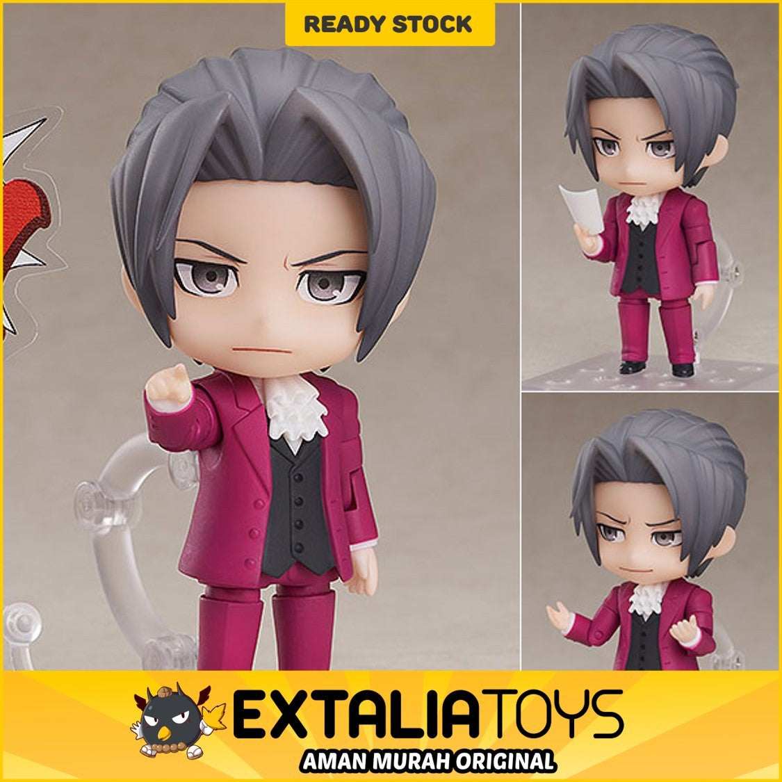 NENDOROID MILES EDGEWORTH NO. 1762 NENDOROID MILES EDGEWORTH NO. 1762